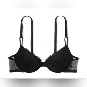 VICTORIA'S SECRETSexy Tee Posey Lace Lightly Lined Demi Bra Size 38DD